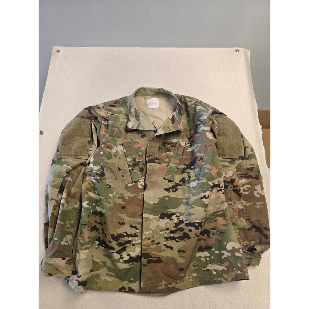 US Army Combat Uniform OCP Multicam Coat Large‎ Long Insect Guard 8415-01-623